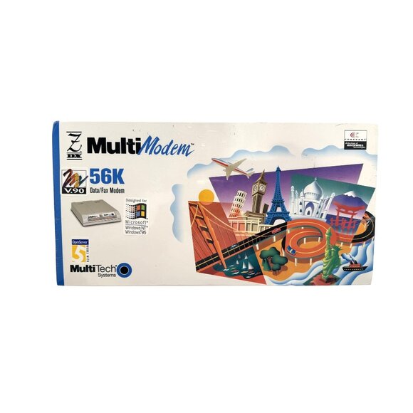 Multi-Tech K56flex MultiModem MT5600ZDX Data/Fax Modem New Sealed - Picture 1 of 4